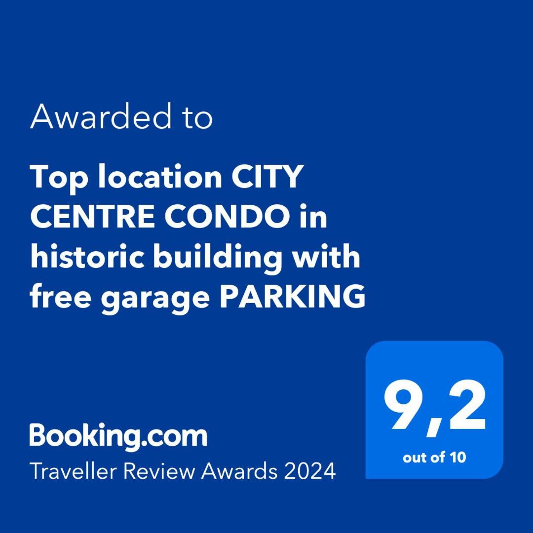 Top Location City Centre Condo In Historic Building With Free Garage Parking Ljubljana Dış mekan fotoğraf